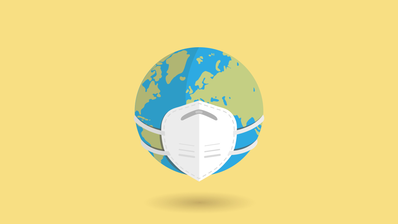 Обои вирус, коронавирус, COVID-19, пандемия, домовладелец в разрешении 1280x720