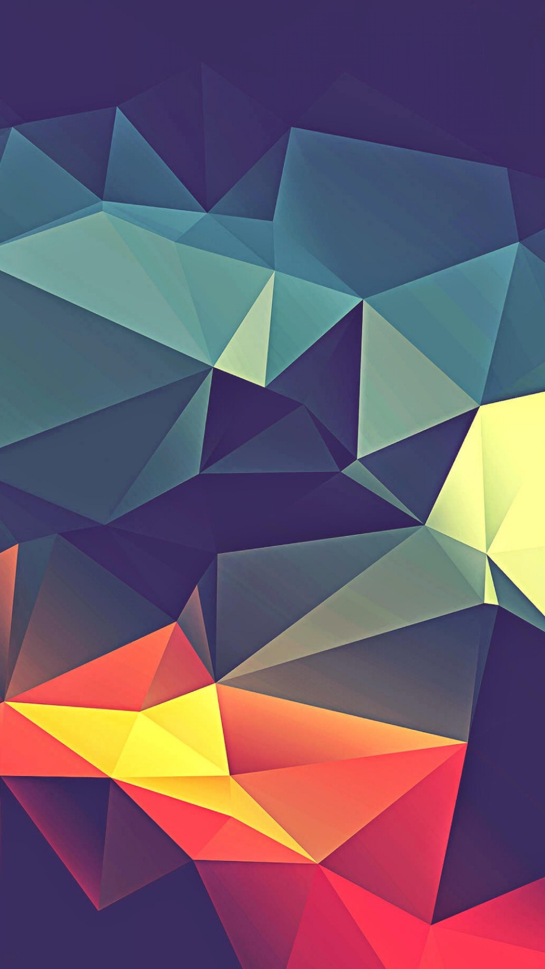 Обои узор, треугольник, графический дизайн, пурпур, красочность в разрешении 1080x1920