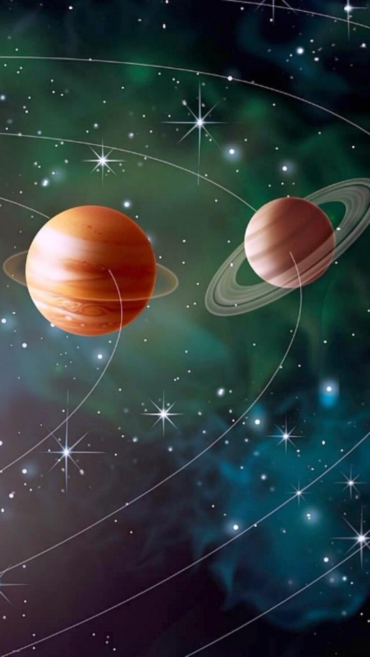 Обои Солнечная система, планета, атмосфера, мир, природа в разрешении 720x1280