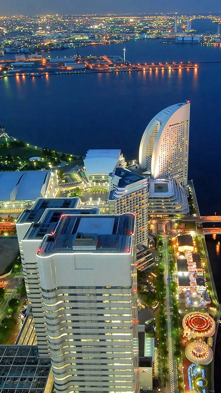 Обои городской пейзаж, городской район, город, ориентир, метрополия в разрешении 750x1334