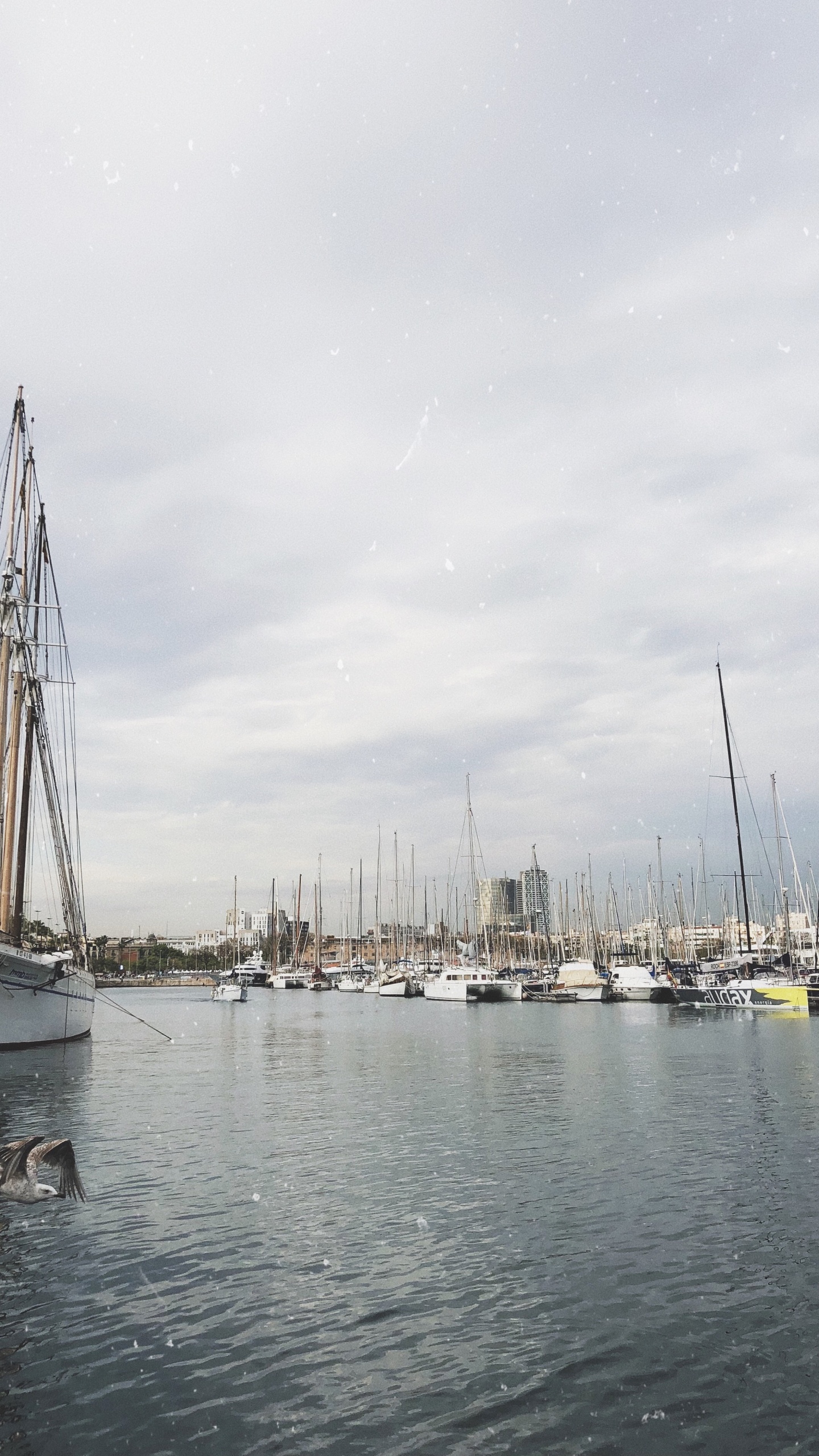 Обои Марина, мачта, лодка, парусная шлюпка, шхуна в разрешении 1440x2560