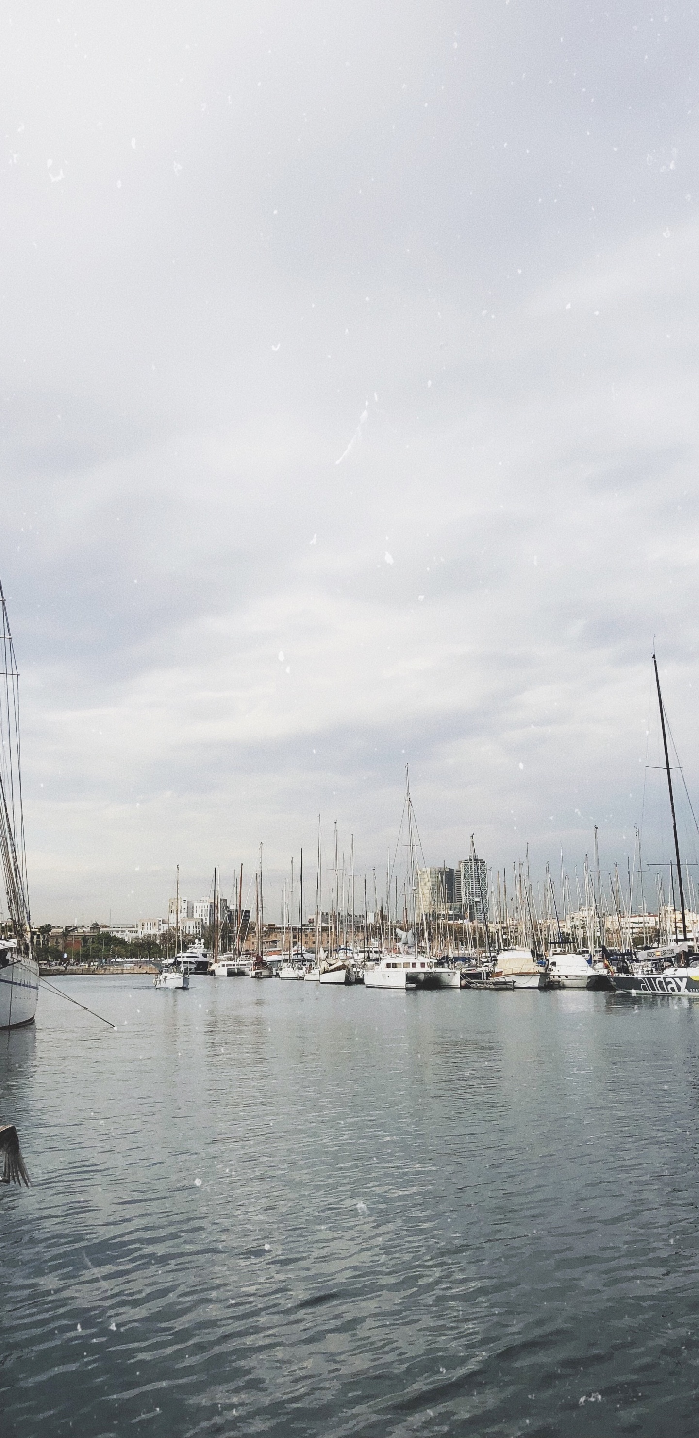 Обои Марина, мачта, лодка, парусная шлюпка, шхуна в разрешении 1440x2960