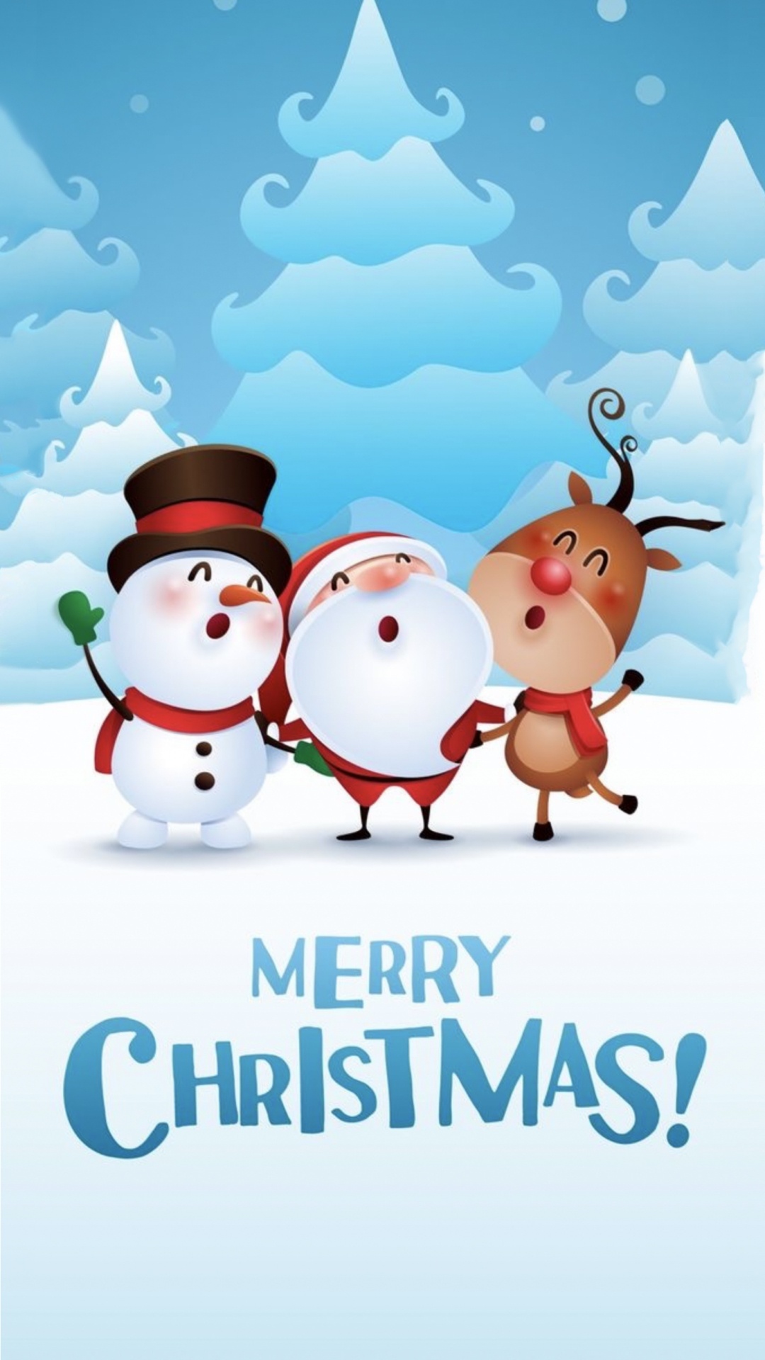 Обои Новый год, Рождество, Рождественский день, счастливого рождества счастливого рождества, Санта-Клаус в разрешении 1080x1920