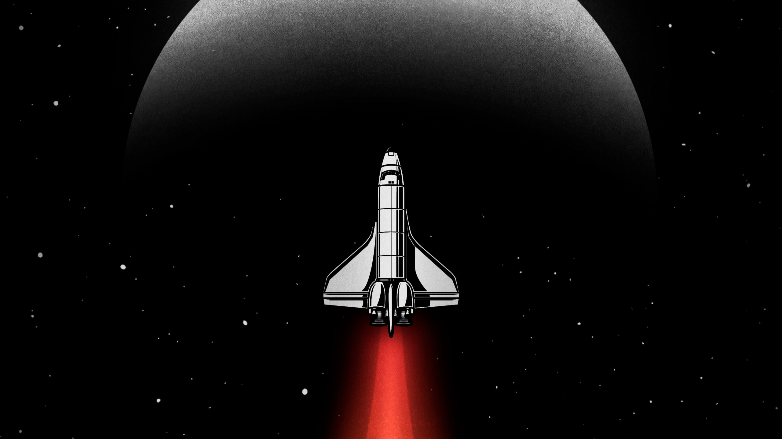 Обои ракета, атмосфера, свет, мир, природа в разрешении 2560x1440