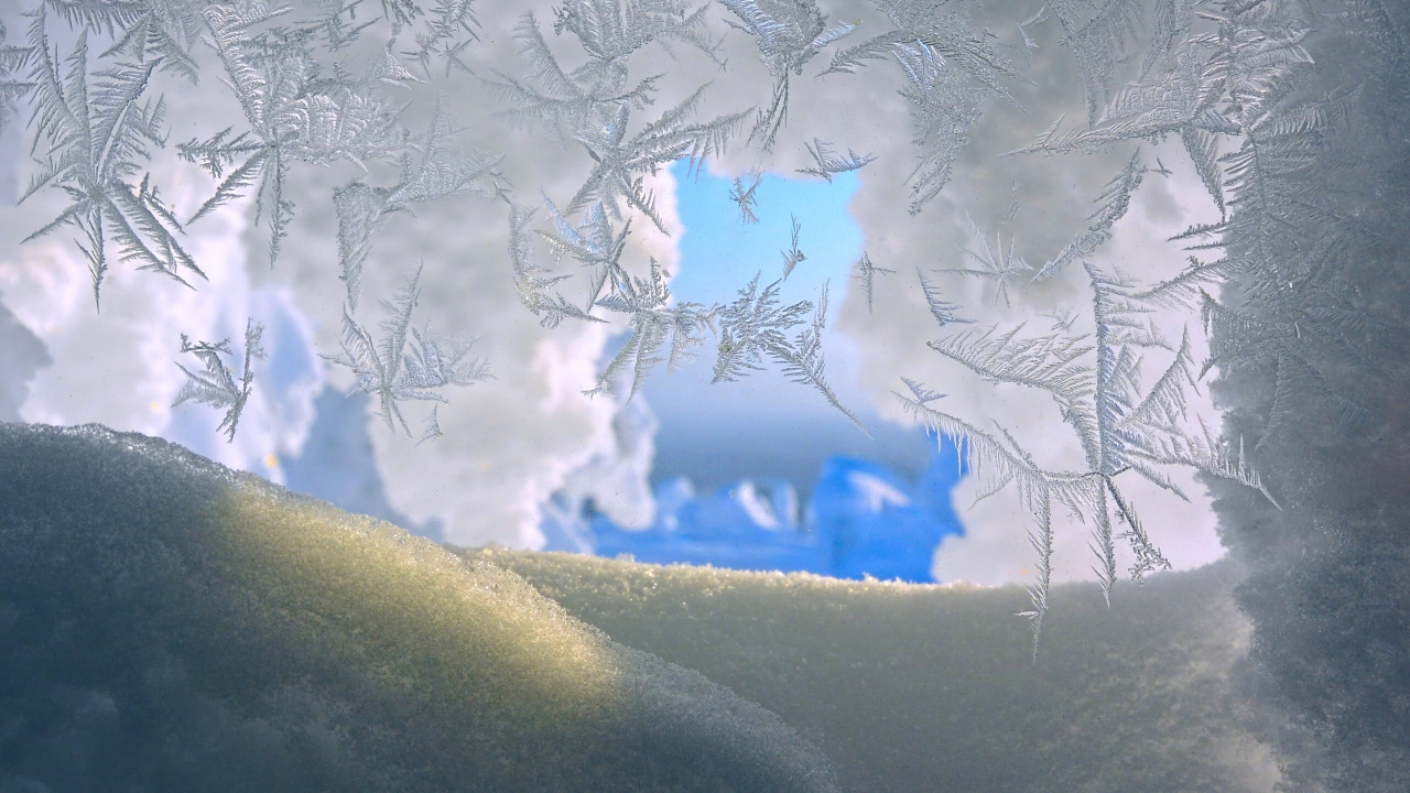 Обои снег, зима, замораживание, атмосфера, лед в разрешении 1280x720