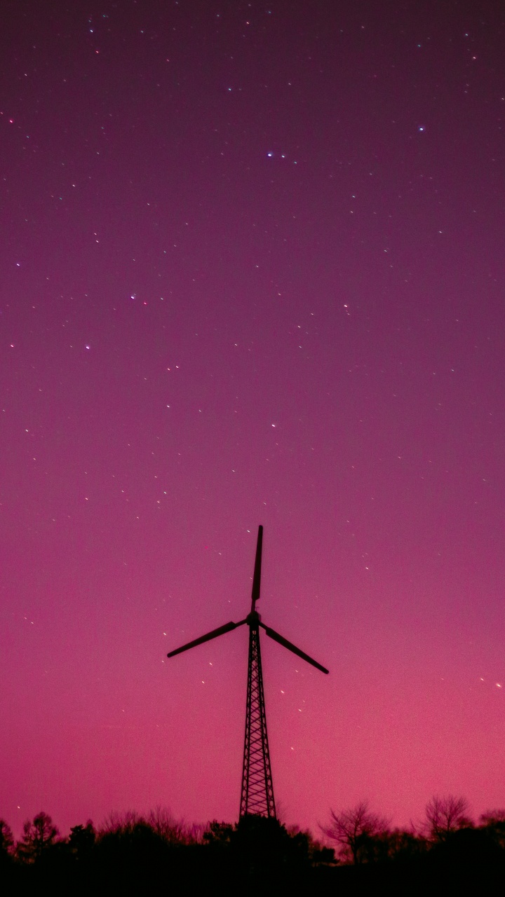 Обои пурпур, атмосфера, розовый, ночь, пурпурный цвет в разрешении 720x1280