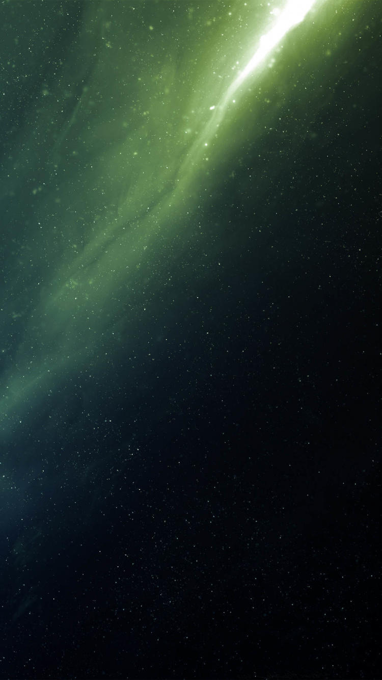 Обои космос, атмосфера, Аврора, космическое пространство, астрономический объект в разрешении 750x1334