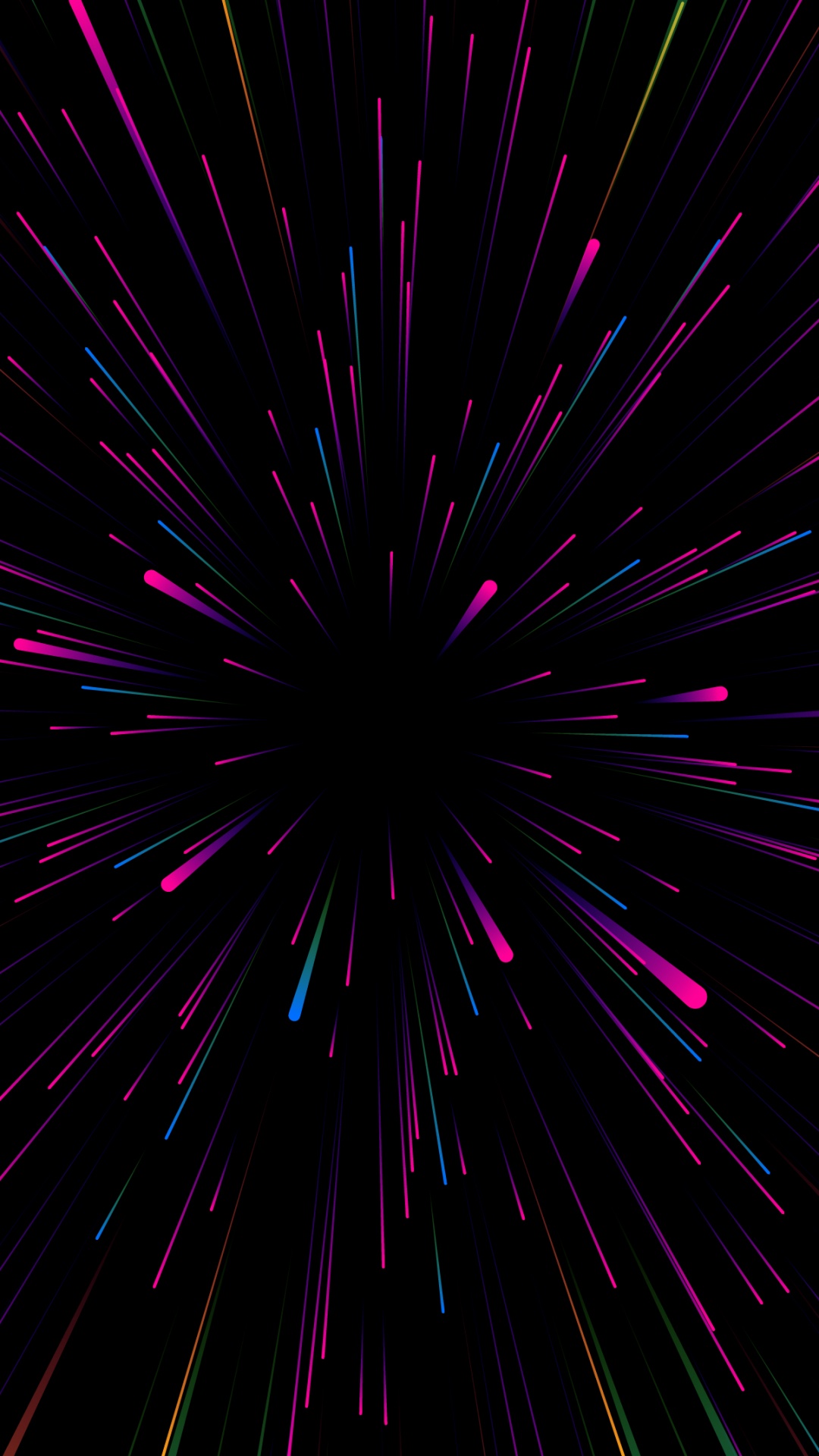 Обои салют, графический дизайн, канун Нового года, вода, пурпур в разрешении 1080x1920