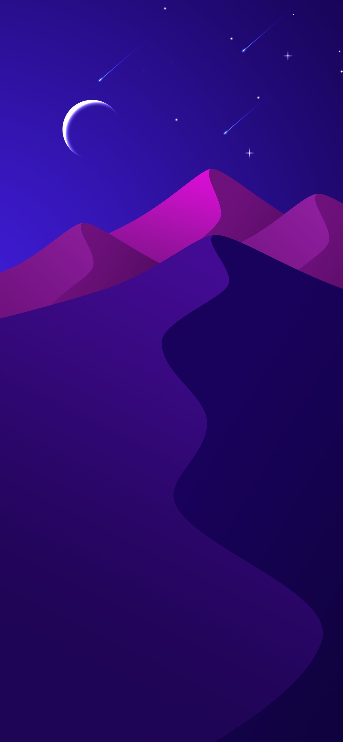 Обои Фиолетовый, текст, пурпур, лазурный, жест в разрешении 1125x2436