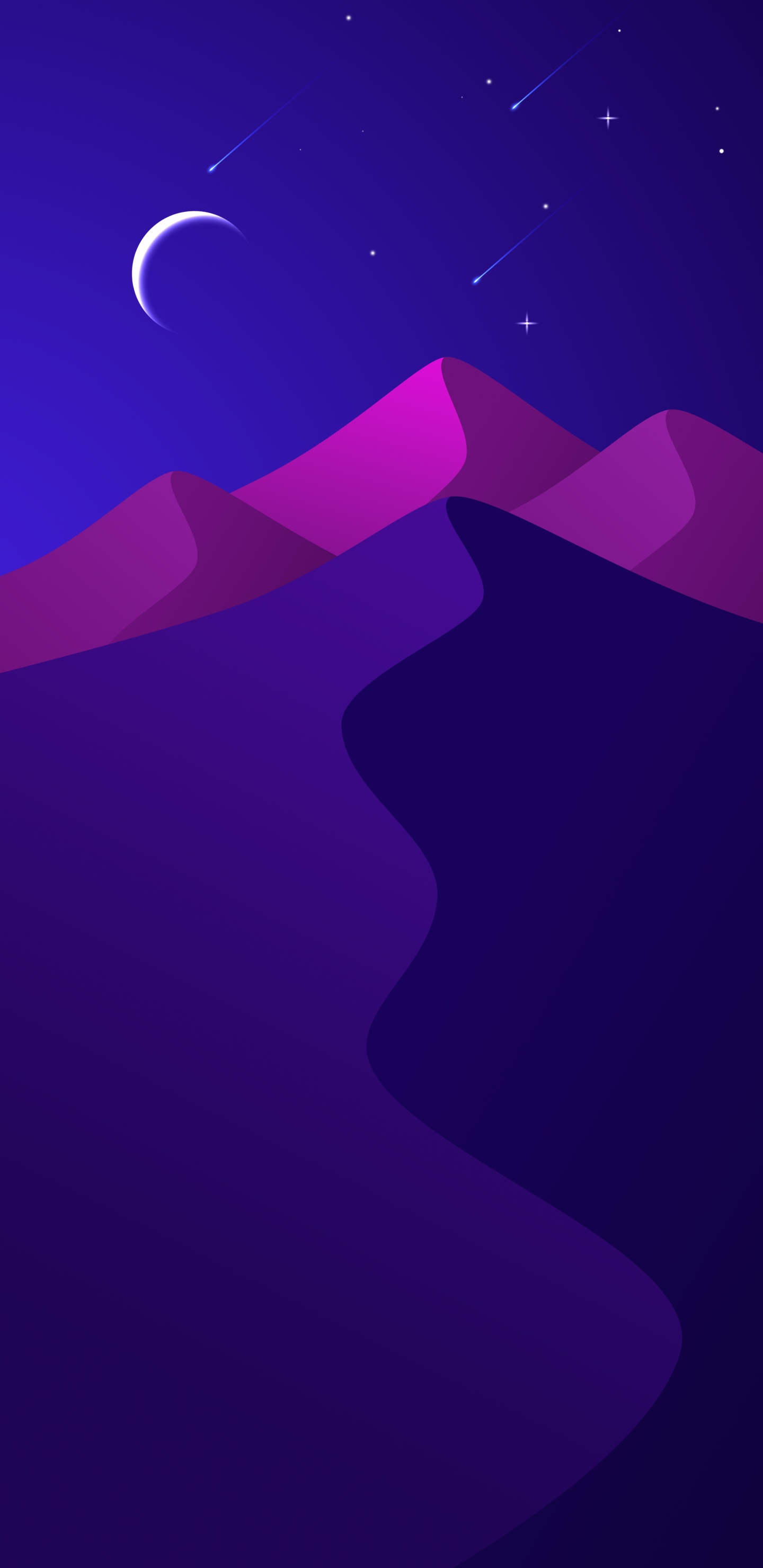 Обои Фиолетовый, текст, пурпур, лазурный, жест в разрешении 1440x2960