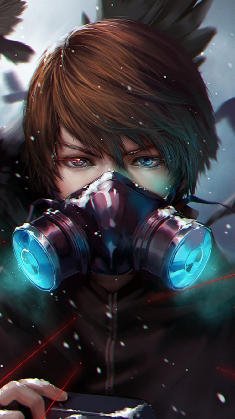 Обои аниме, темнота, сверхъестественное существо, вымышленный персонаж, девушка в разрешении 750x1334