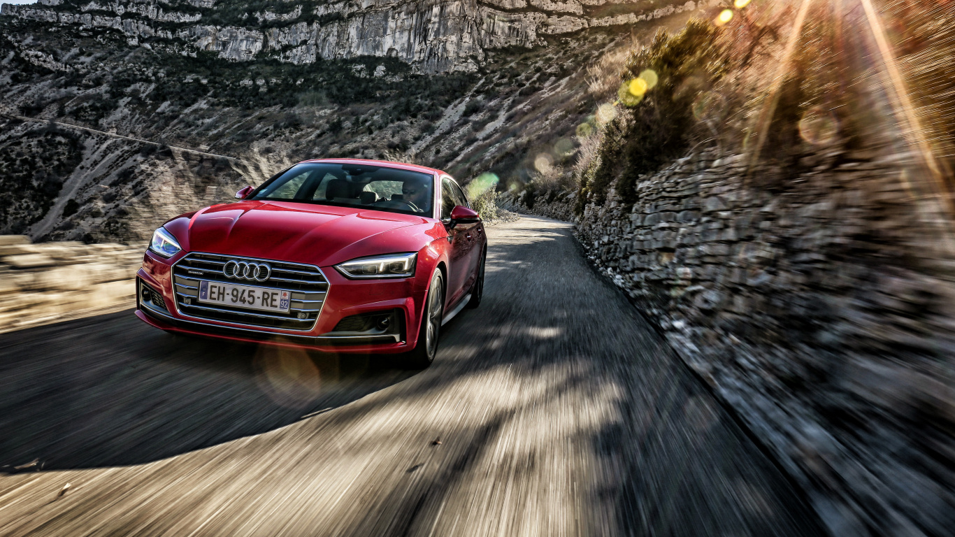 Обои audi, авто, Ауди А4, Ауди А5 Спортбэк, спорткар в разрешении 1366x768