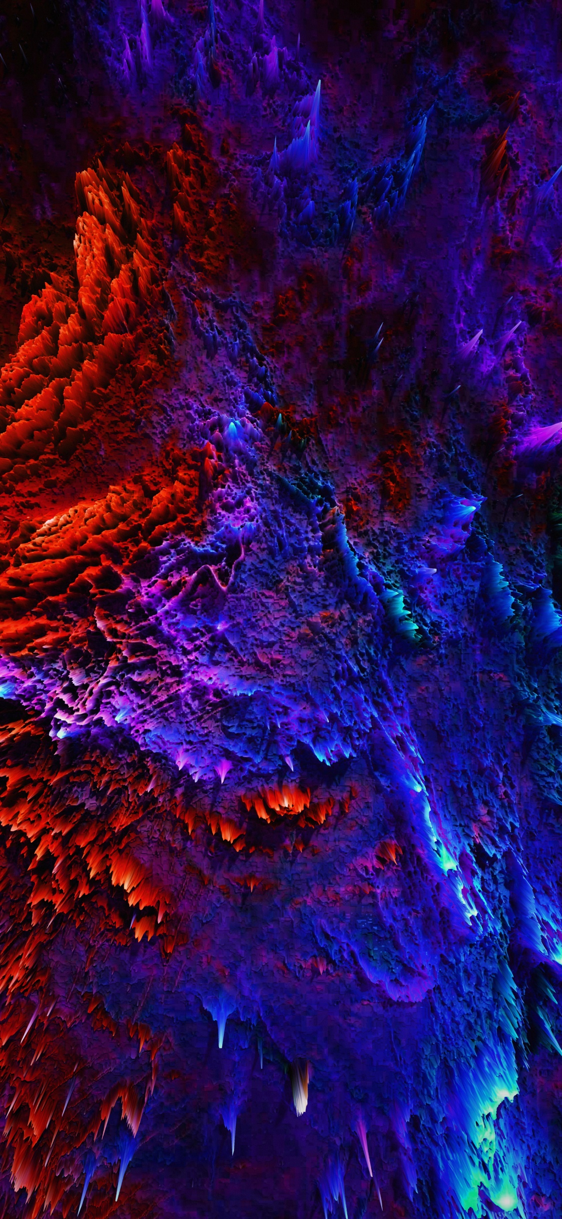 Обои земля, вода, синий, пурпур, мир в разрешении 1125x2436