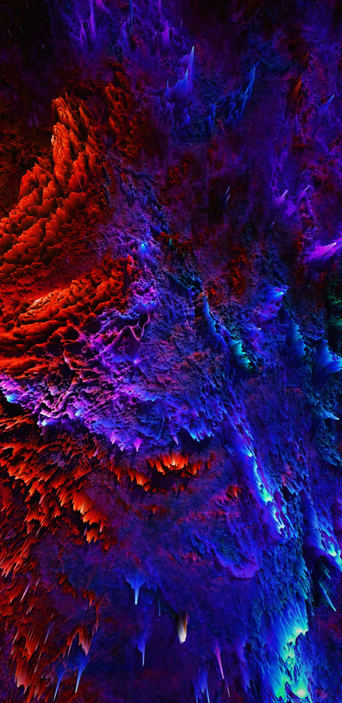 Обои земля, вода, синий, пурпур, мир в разрешении 1440x2960