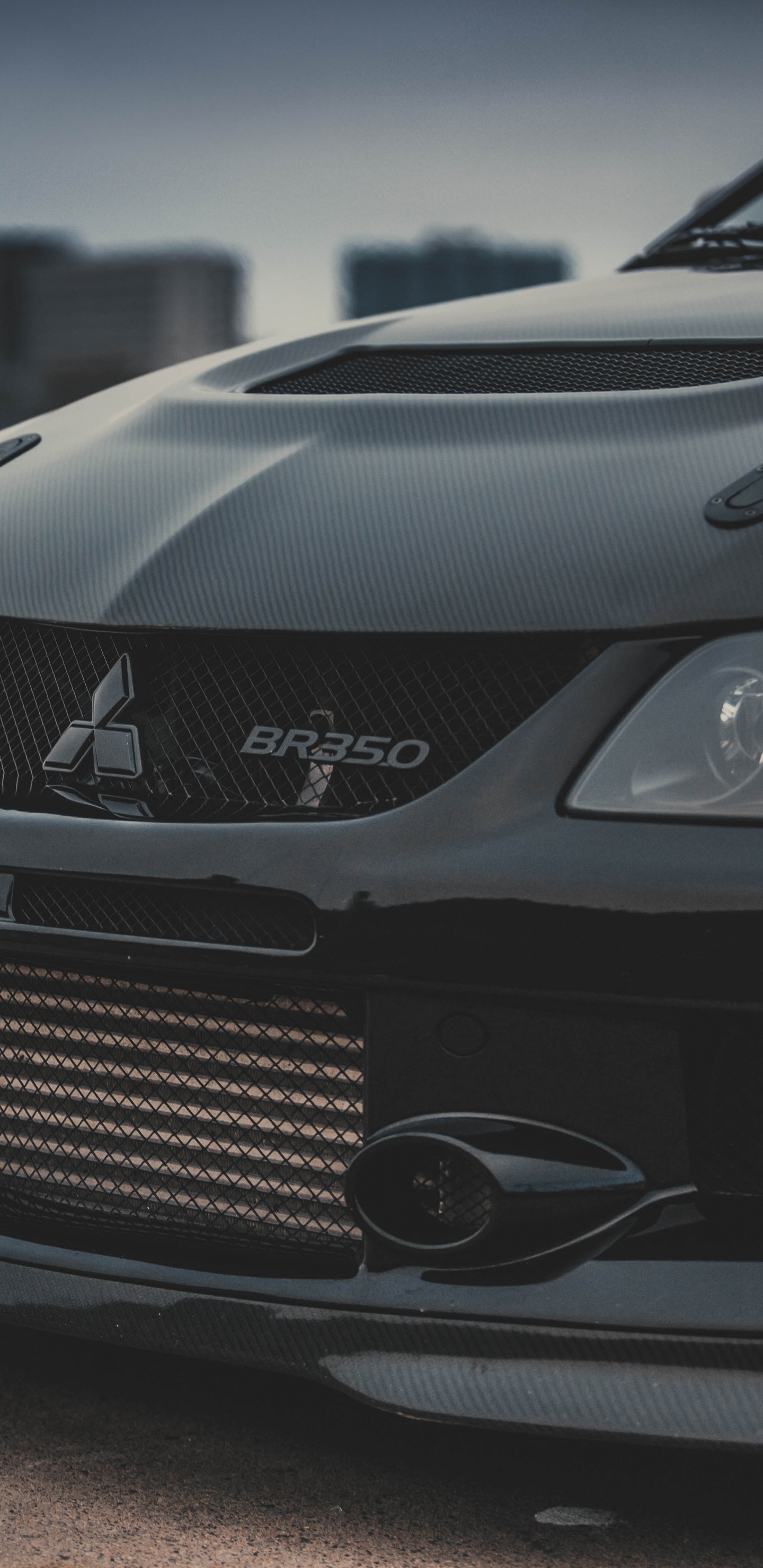 Обои Мицубиси Лансер Эволюшн, авто, бампер, mitsubishi, автомобильный экстерьер в разрешении 1440x2960