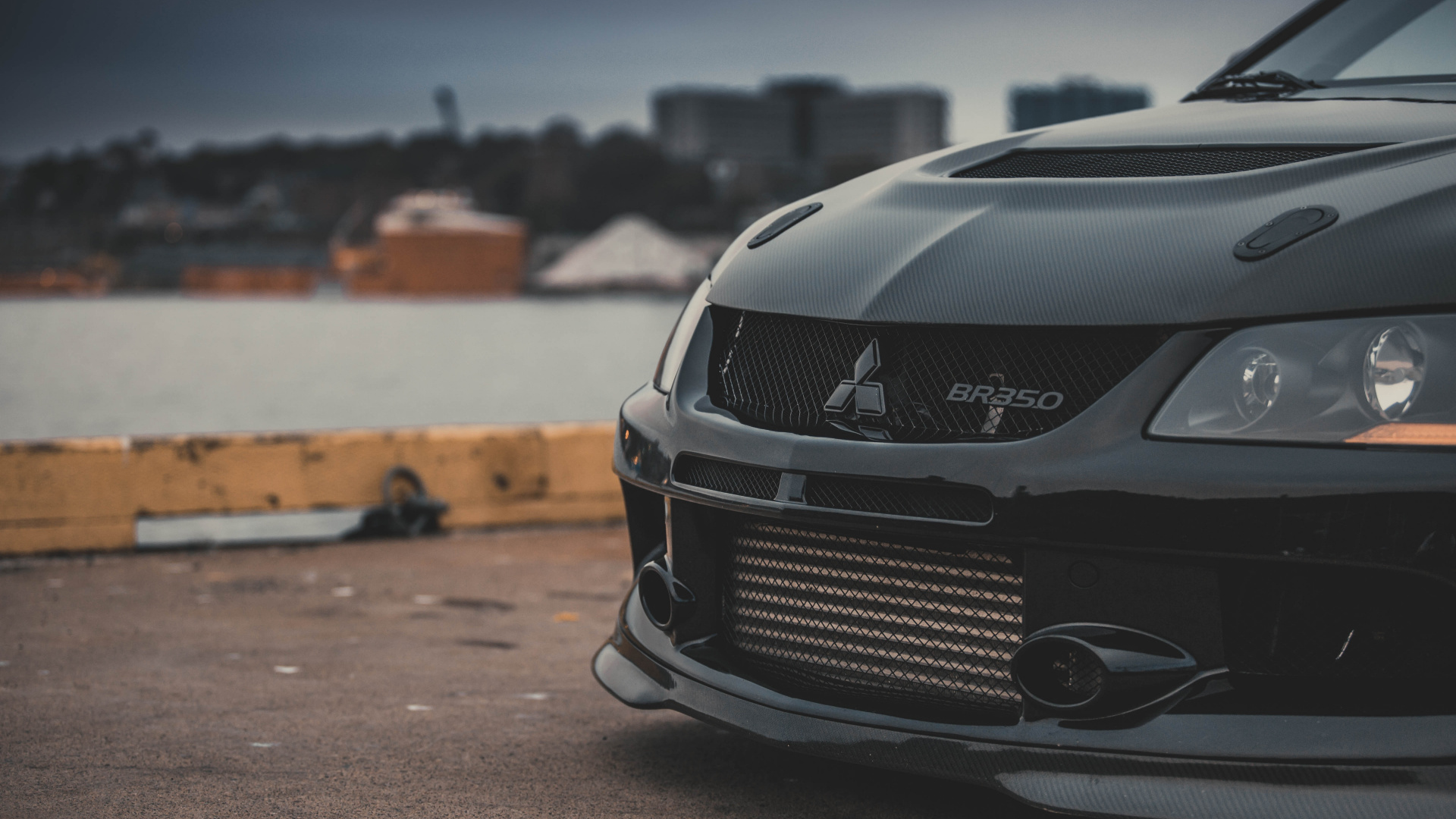 Обои Мицубиси Лансер Эволюшн, авто, бампер, mitsubishi, автомобильный экстерьер в разрешении 1920x1080