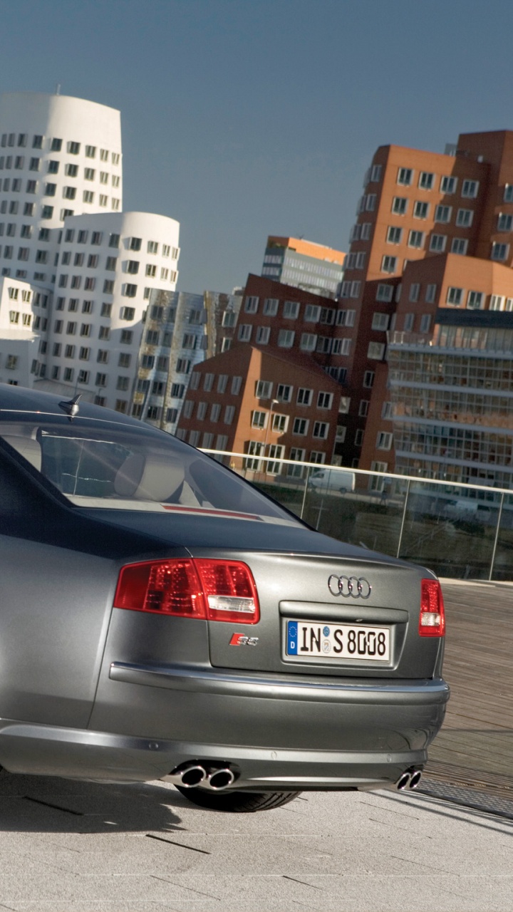 Обои медиа-гавань, авто, audi, Ауди А8, Ламборджини в разрешении 720x1280