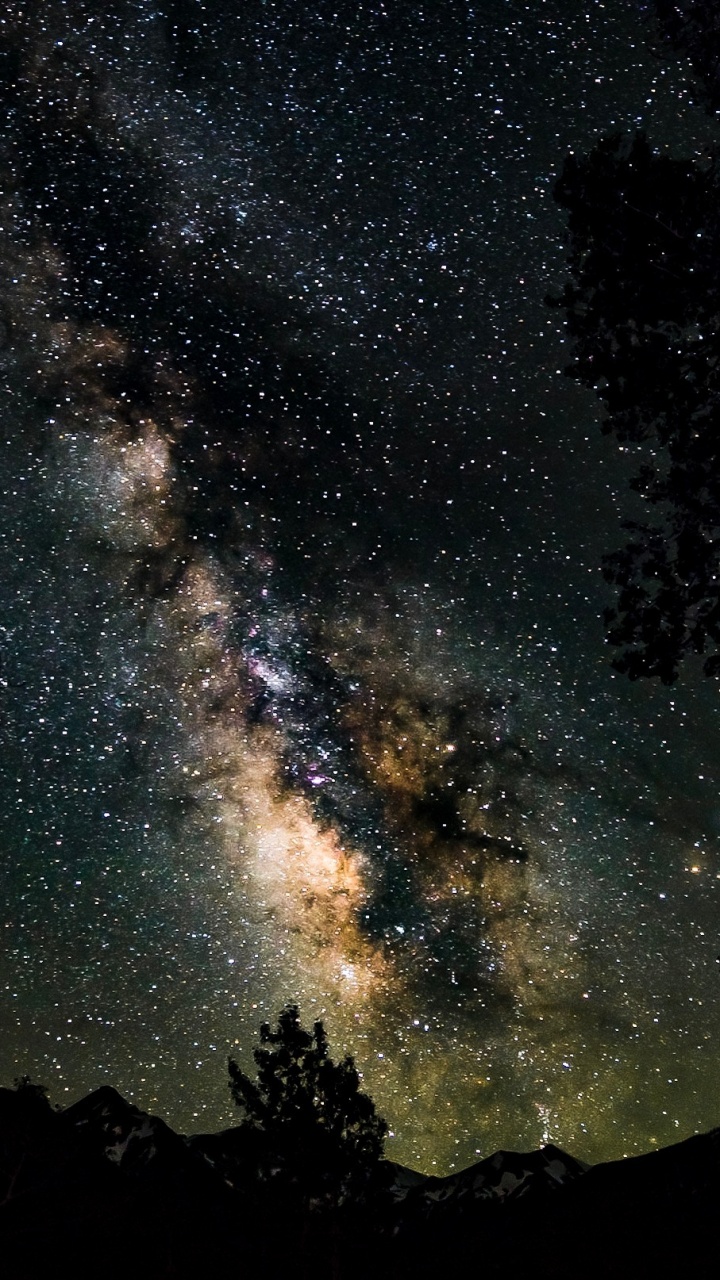 Обои Галактика, Астрономия, звезда, ночное небо, ночь в разрешении 720x1280