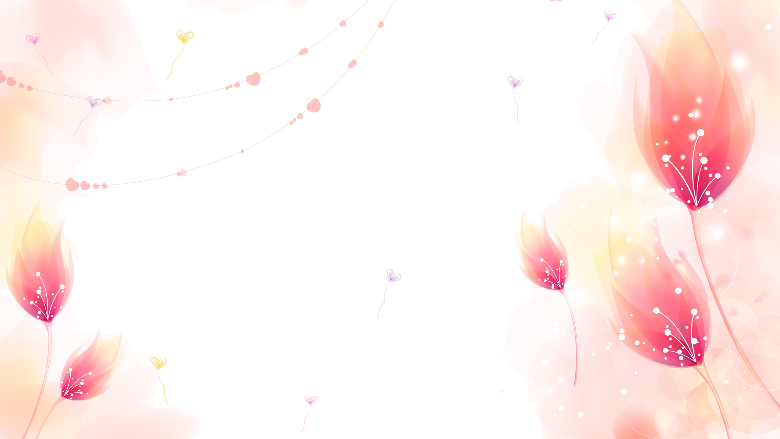 Обои цветок, розовый, тюльпаны, лепесток, весна в разрешении 2560x1440