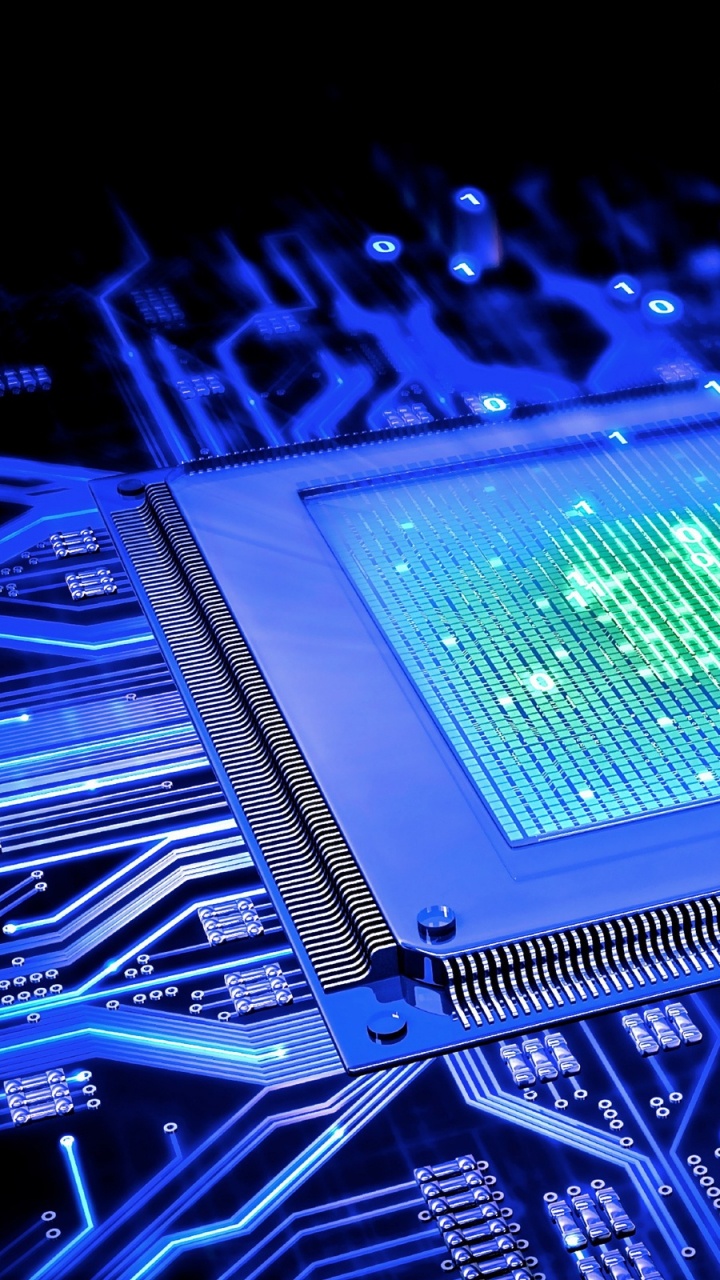 Обои центральный процессор, электроника, электронная техника, технологии, ЦПУ в разрешении 720x1280