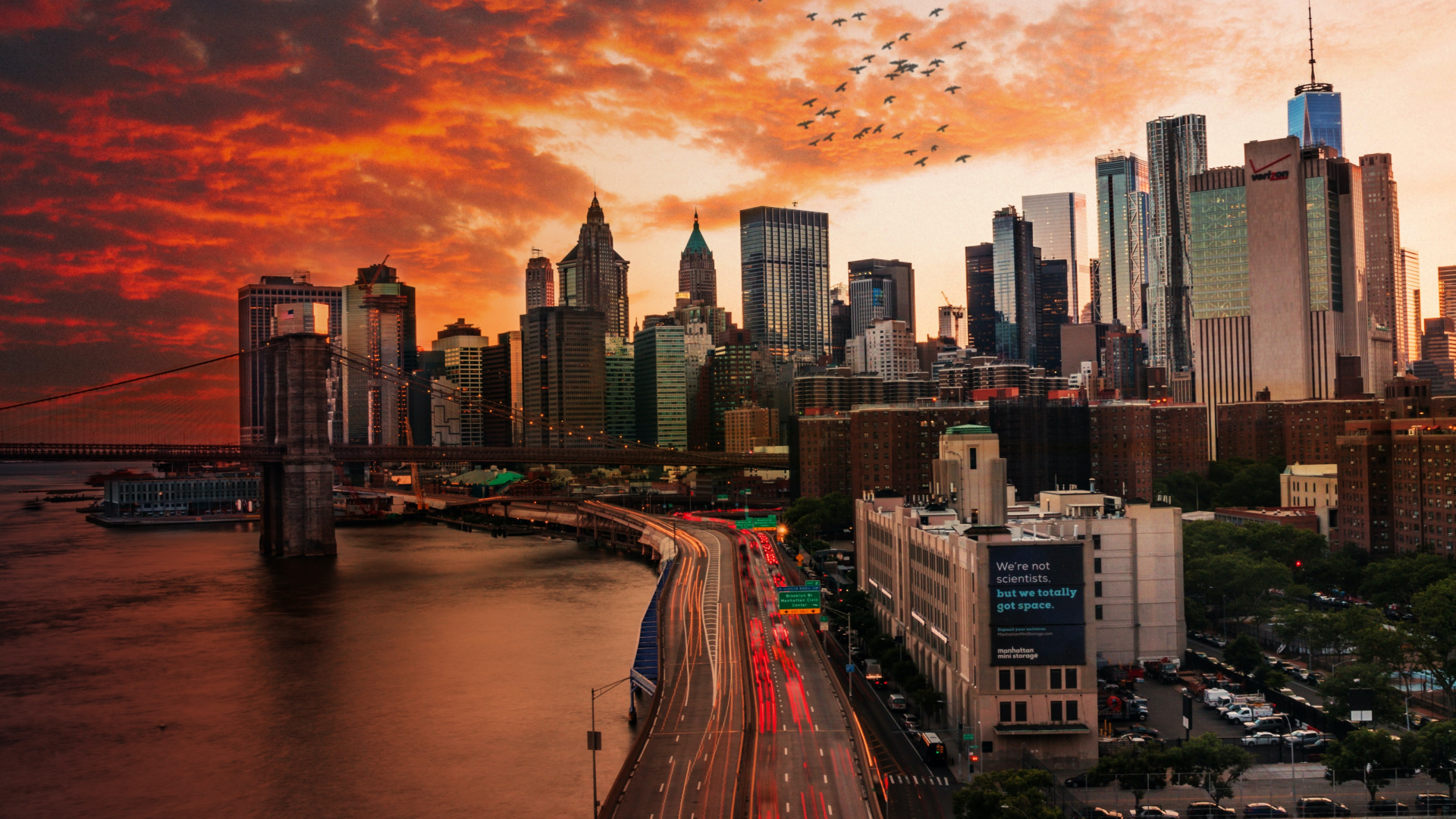 Обои Эмпайр Стейт Билдинг, Всемирный торговый центр 1, Крайслер-Билдинг