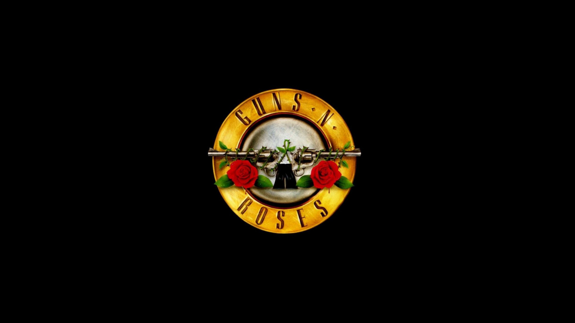 Обои Guns N Roses, лого, эмблема, графика, символ в разрешении 1920x1080