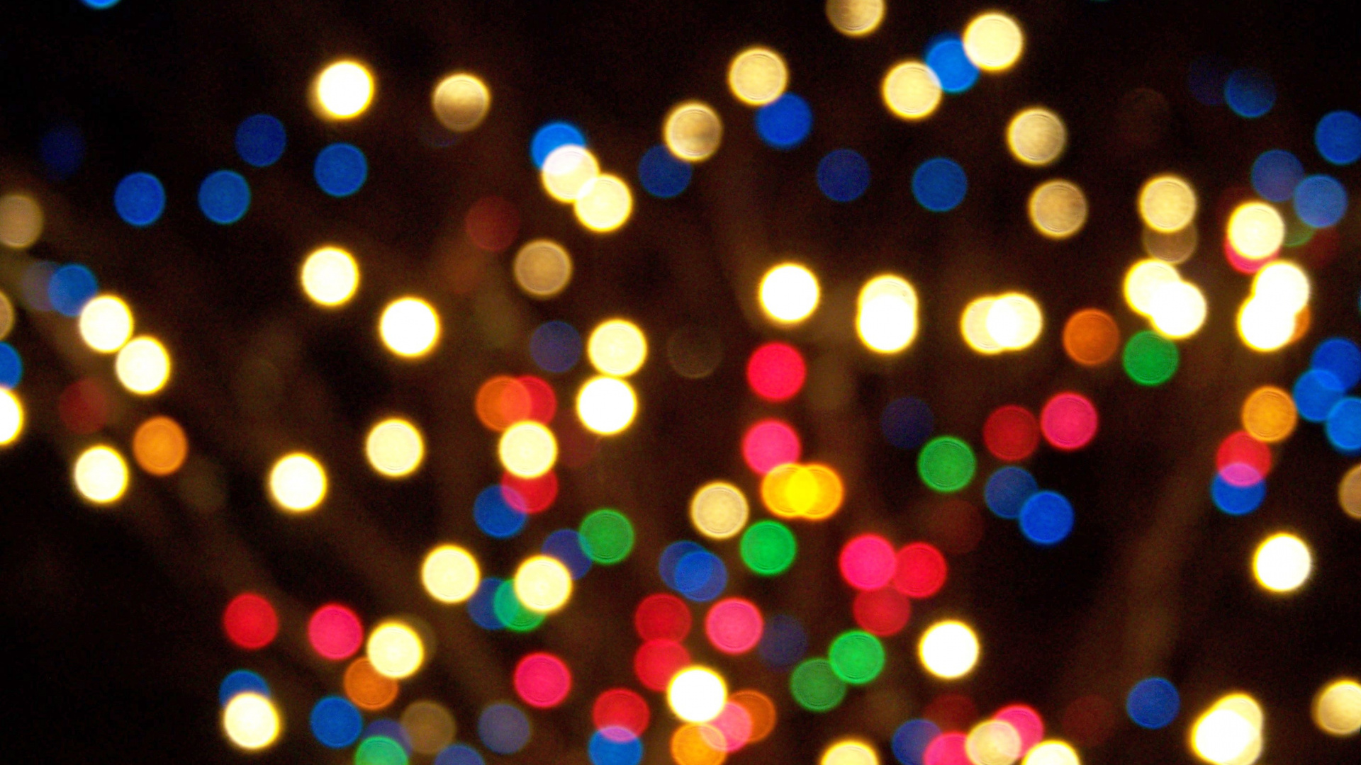 Обои Рождественские огни, Рождественский день, освещение, свет, вечеринка в разрешении 1920x1080