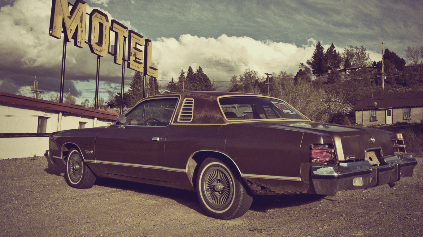 Обои dodge, авто, мускул кар, автомобильный экстерьер, Особенности в разрешении 1366x768