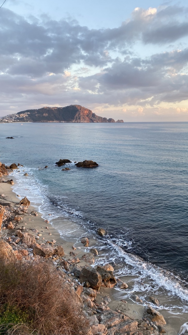 Обои побережье, прикосновение, море, Медовый Месяц Залив, район Дакси в разрешении 720x1280
