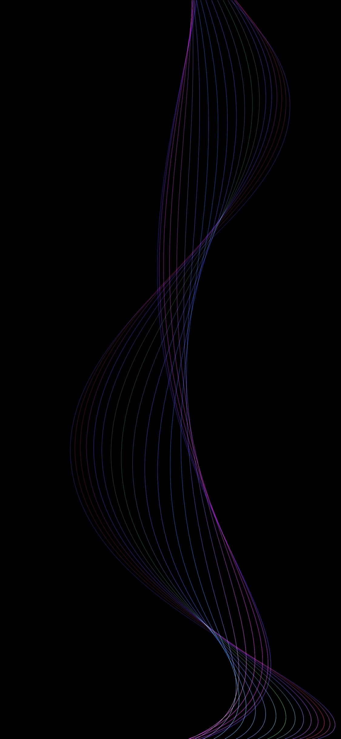 Обои темнота, графика, графический дизайн, черный, пурпур в разрешении 1125x2436