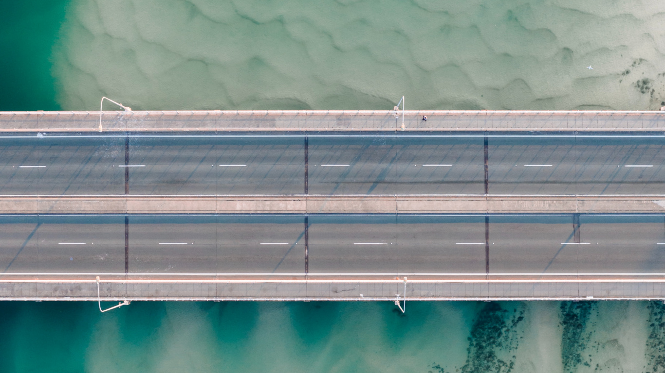 Обои Аква, черный и белый, зеленый, земля, синий в разрешении 1366x768