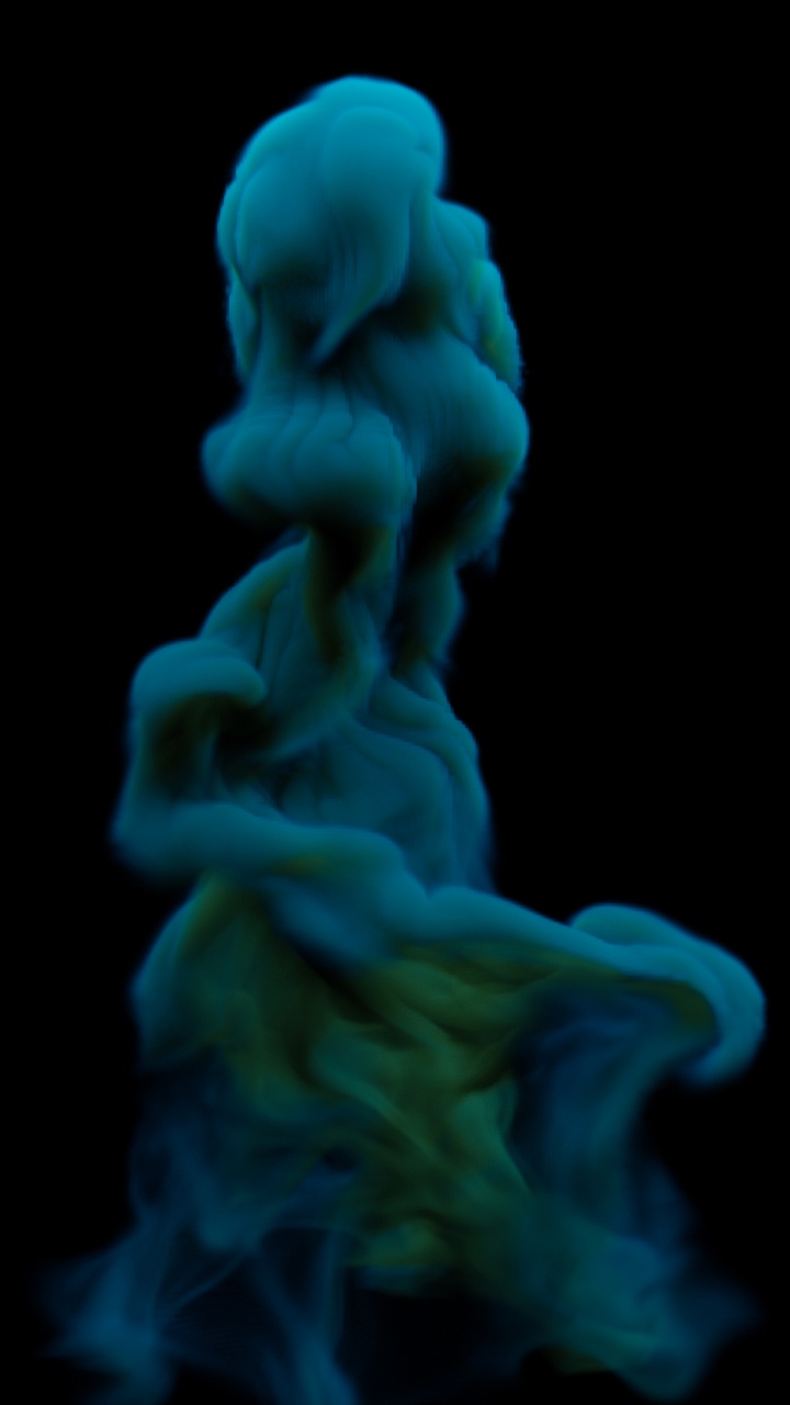 Обои iOS 14, яблоко, 256 гб, облако, дым в разрешении 720x1280