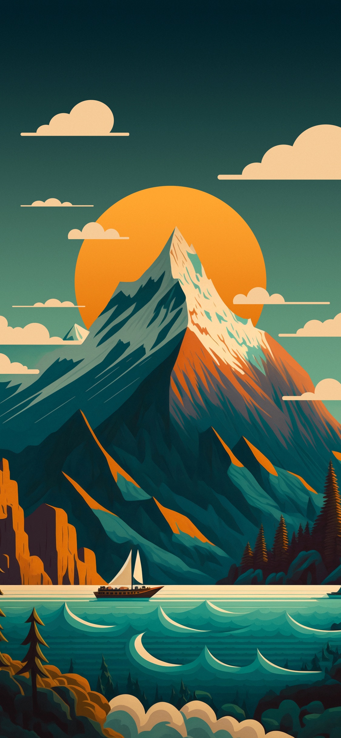 Обои саммит, kwgt создатель пользовательских виджетов, например, нова лаунчер прайм, Эпл в разрешении 1125x2436