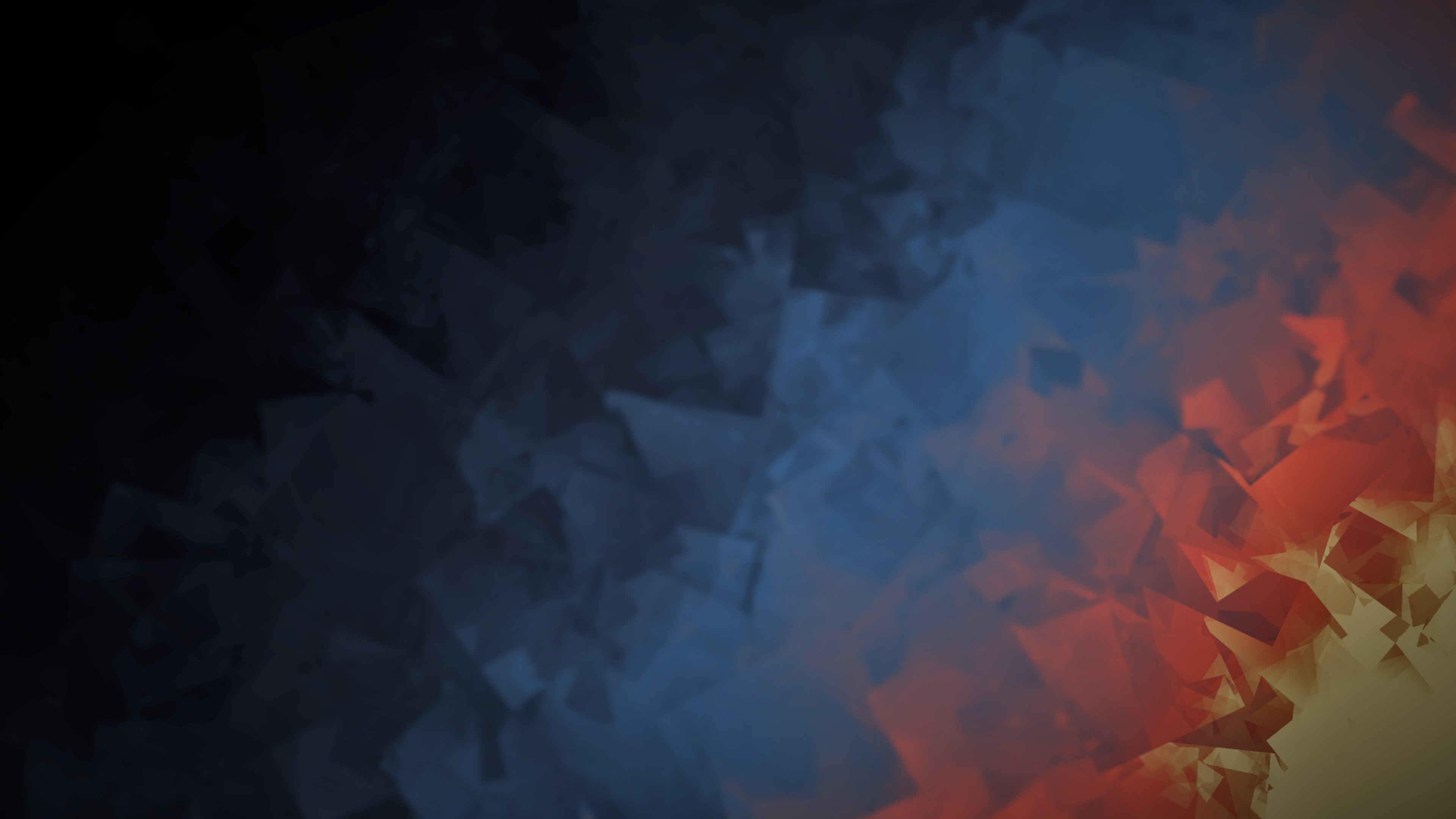 Обои цифровое искусство, арт, абстрактное искусство, темнота, синий в разрешении 3840x2160