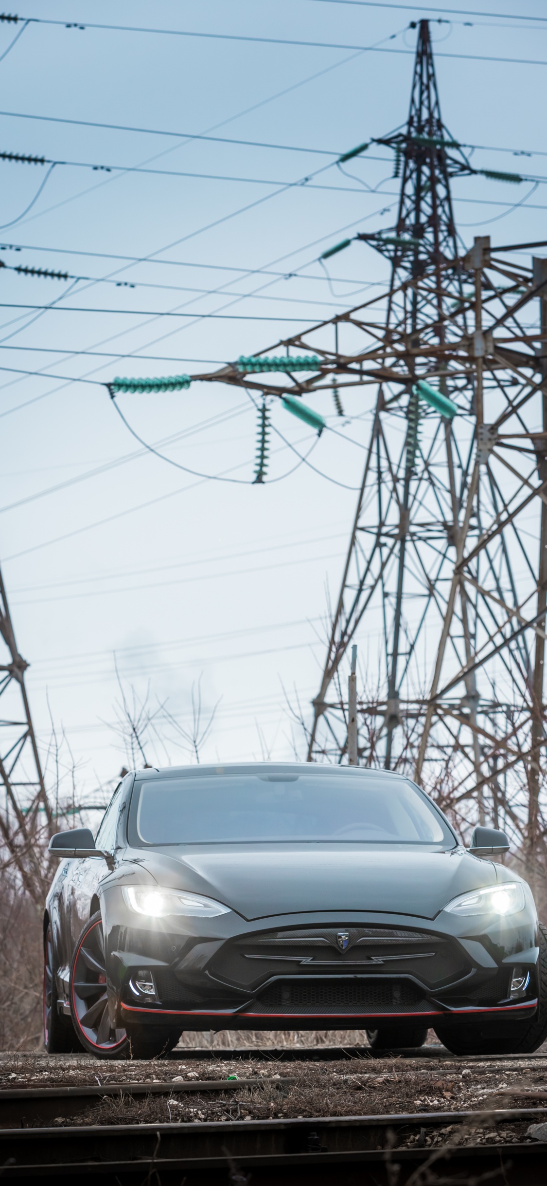 Обои Tesla Model S, Tesla, компактный автомобиль, авто, транспорт в разрешении 1125x2436