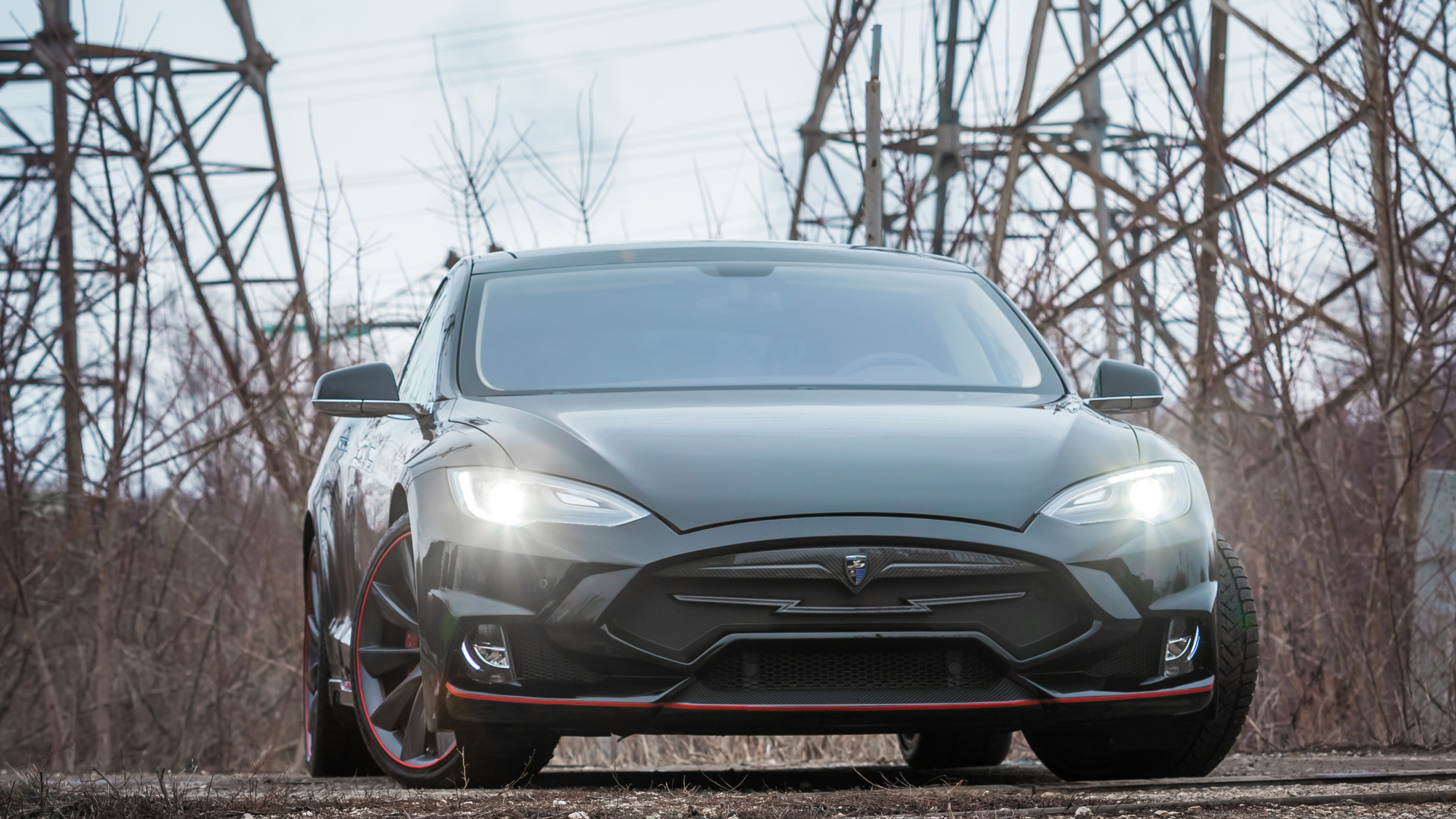 Обои Tesla Model S, Tesla, компактный автомобиль, авто, транспорт в разрешении 2560x1440