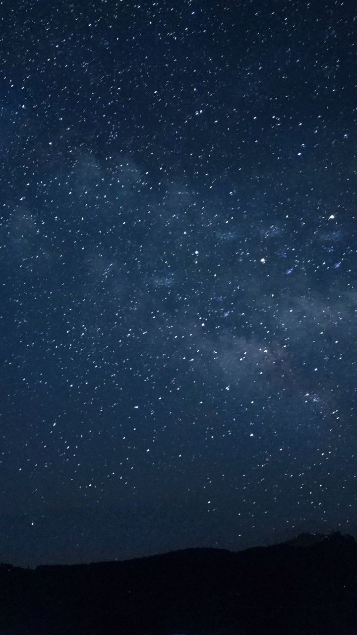 Обои звезда, синий, ночь, атмосфера, астрономический объект в разрешении 720x1280