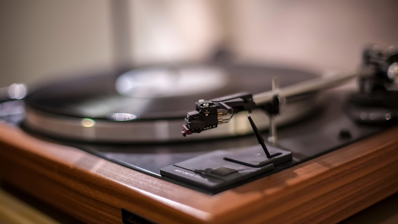 Обои виниловая пластинка, технология, технологии, стиль ретро, грампластинки в разрешении 1280x720