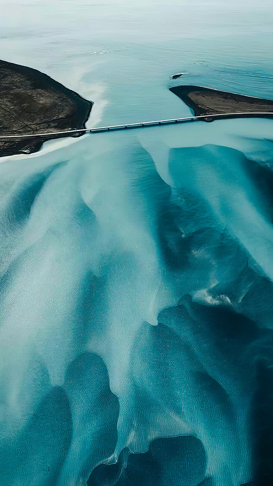 Обои море, вода, лазурный, природный ландшафт, водоток в разрешении 1080x1920