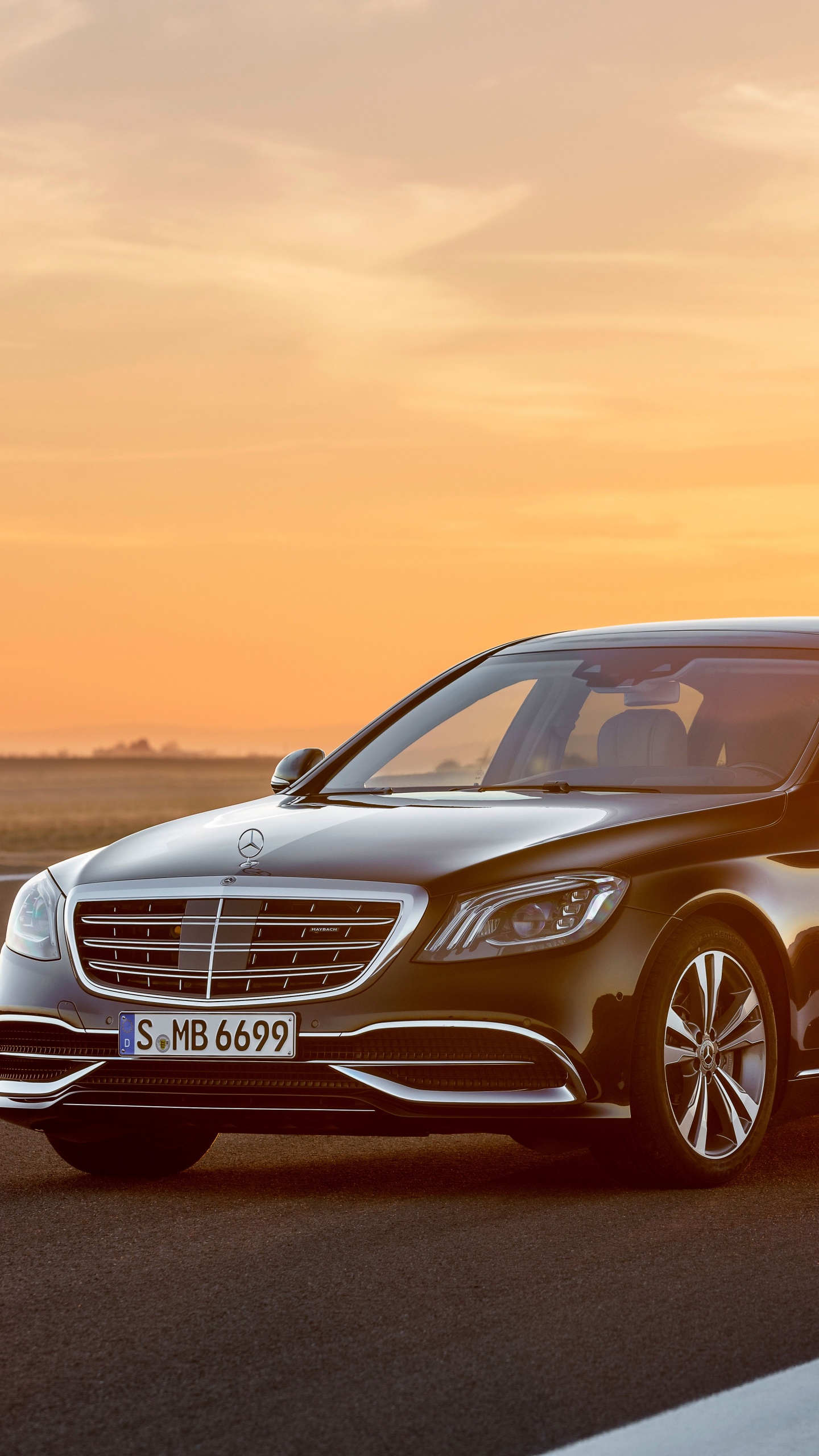 Обои Майбах, авто, mercedes benz, мощные машины, Мерседес-Майбах 6 в разрешении 1440x2560