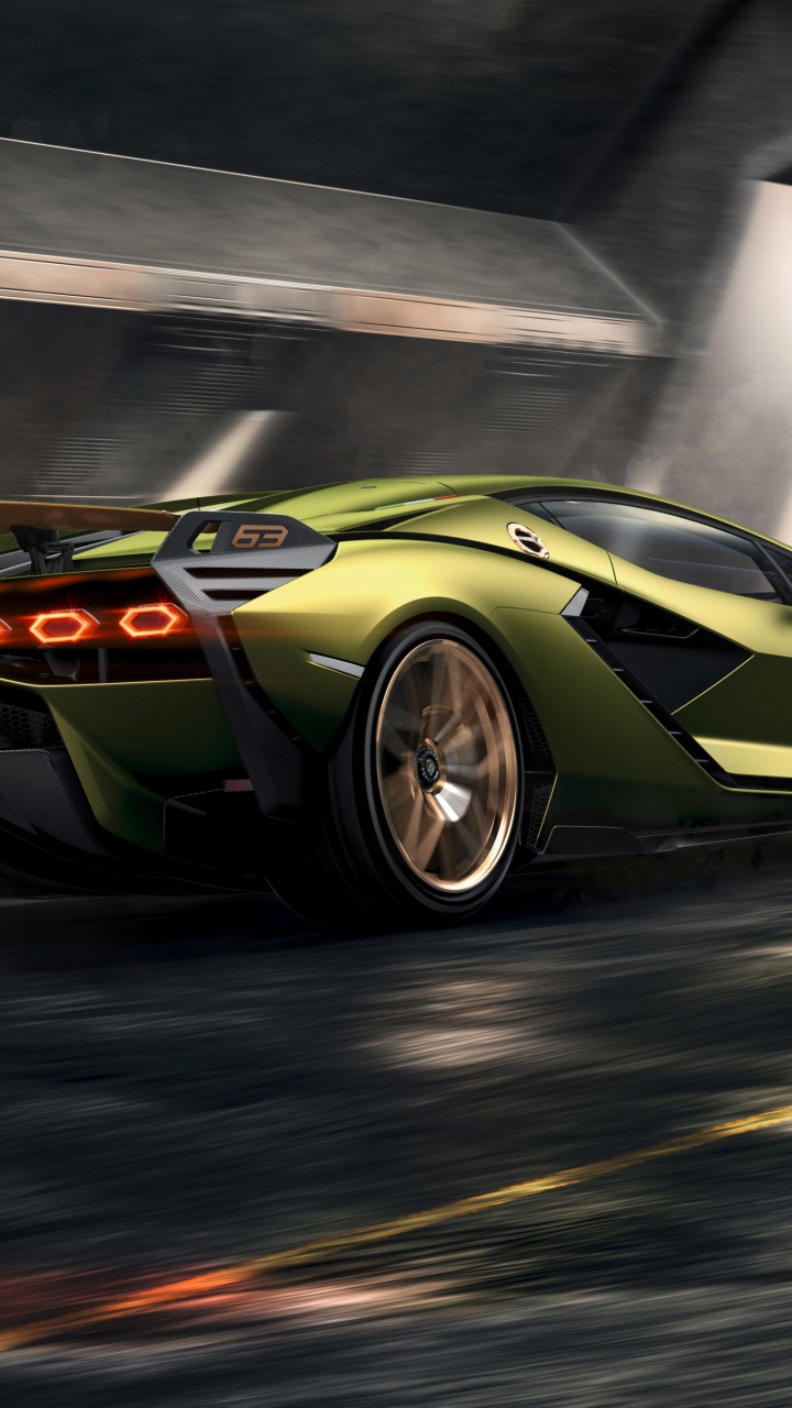 Обои Lamborghini 2020 без, Ламборджини грех ФКП 37, Ламборджини, lamborghini уракан, спорткар в разрешении 720x1280