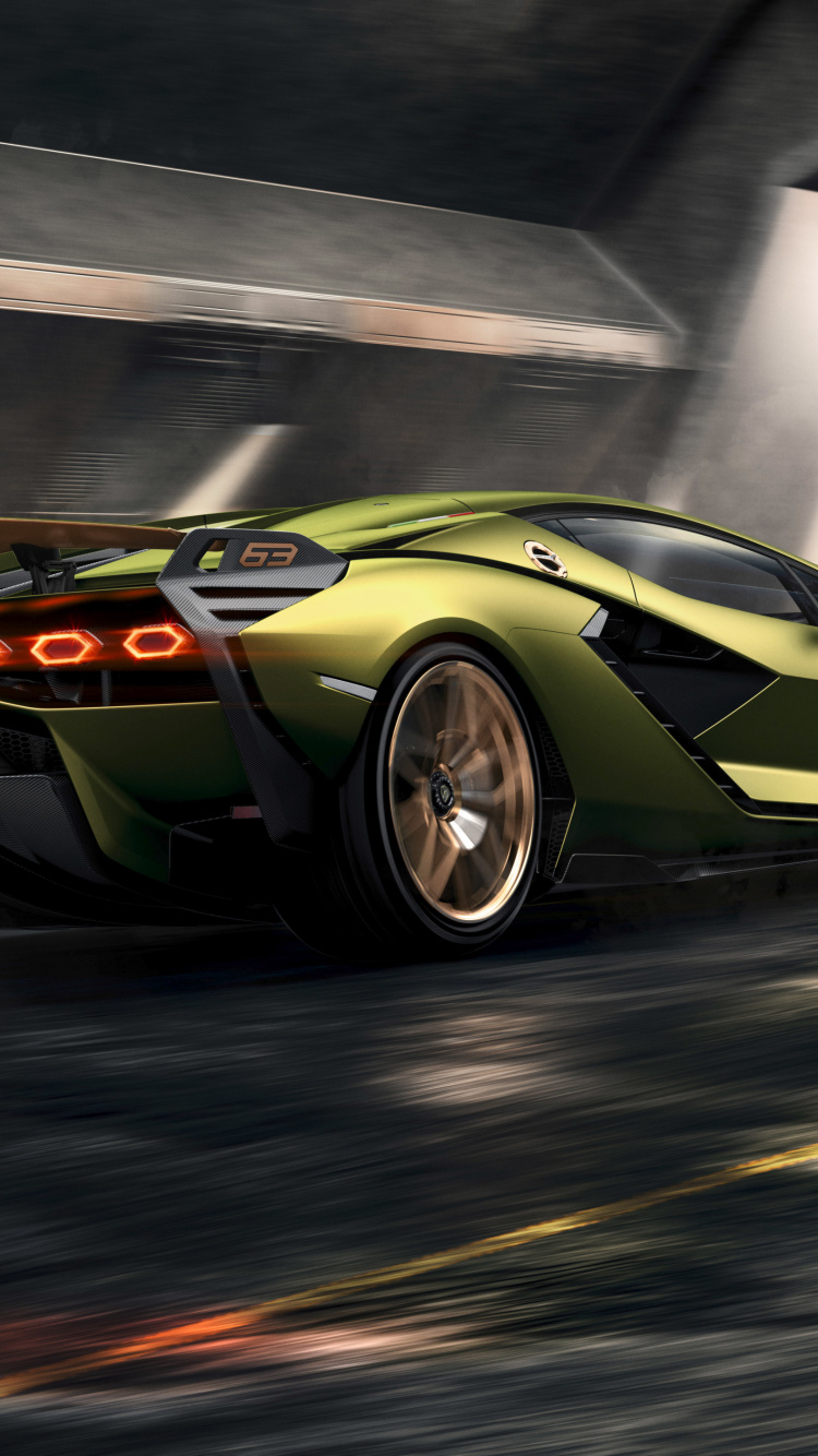 Обои Lamborghini 2020 без, Ламборджини грех ФКП 37, Ламборджини, lamborghini уракан, спорткар в разрешении 750x1334