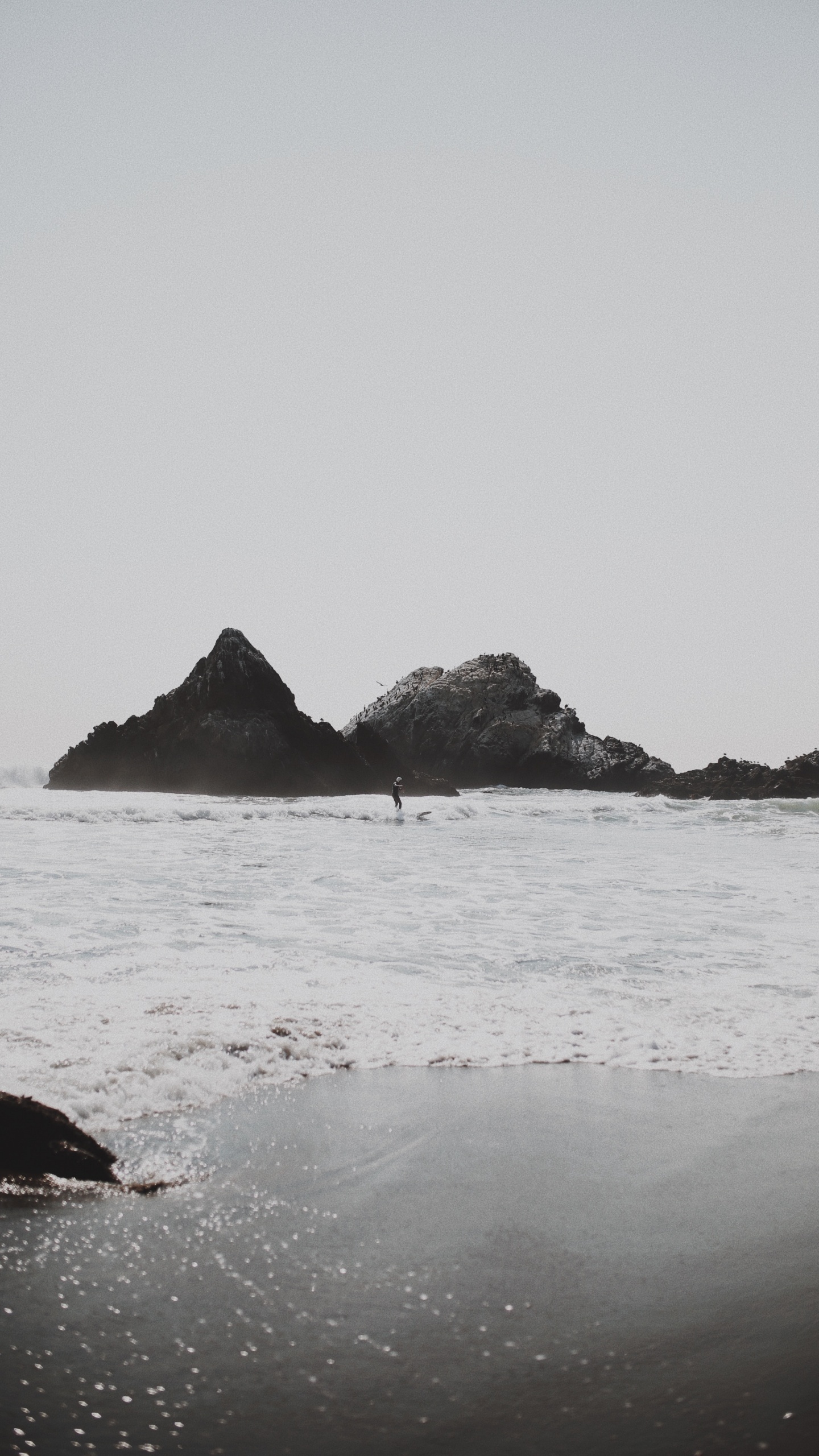 Обои пляж, море, океан, мыс, рок в разрешении 1440x2560