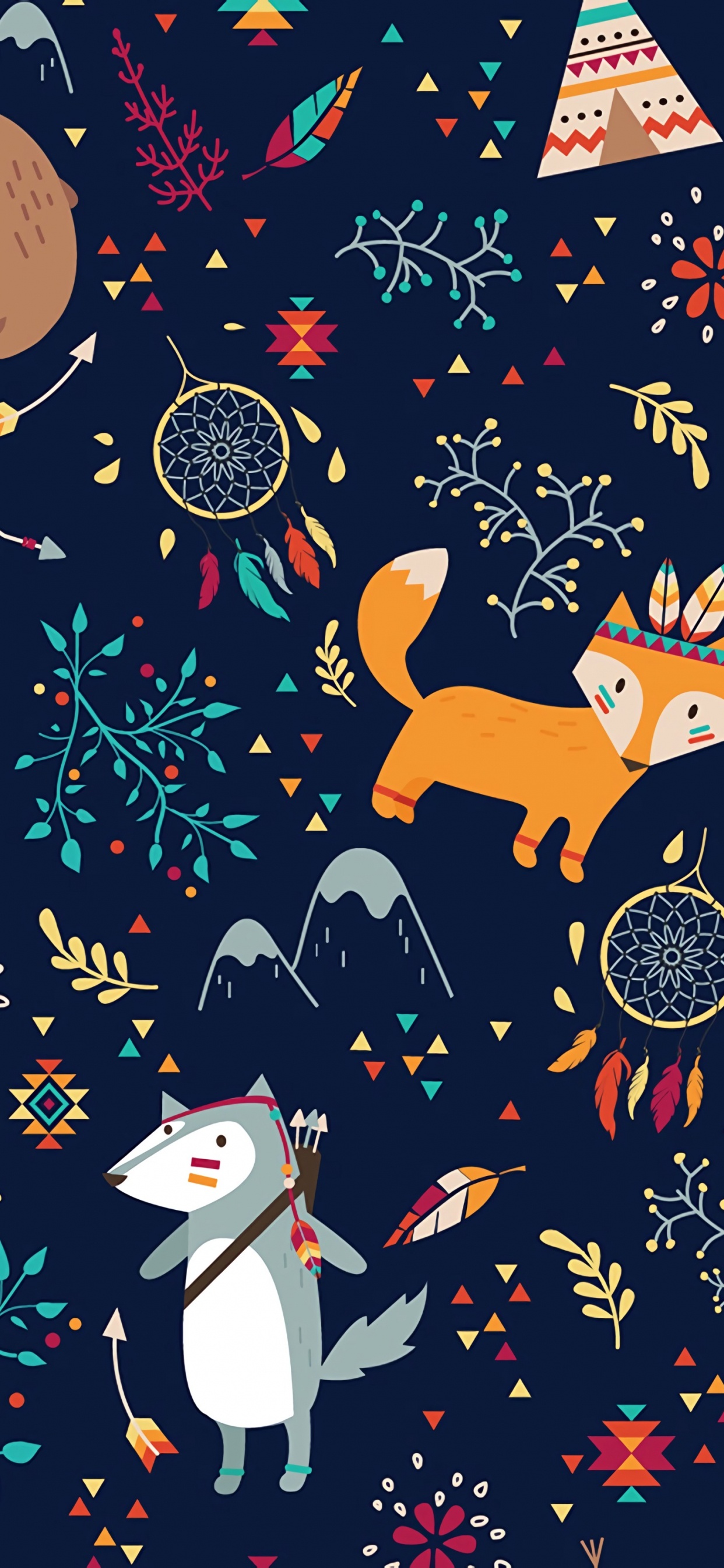 Обои дизайн, арт, узор, черный, окружающая среда в разрешении 1242x2688