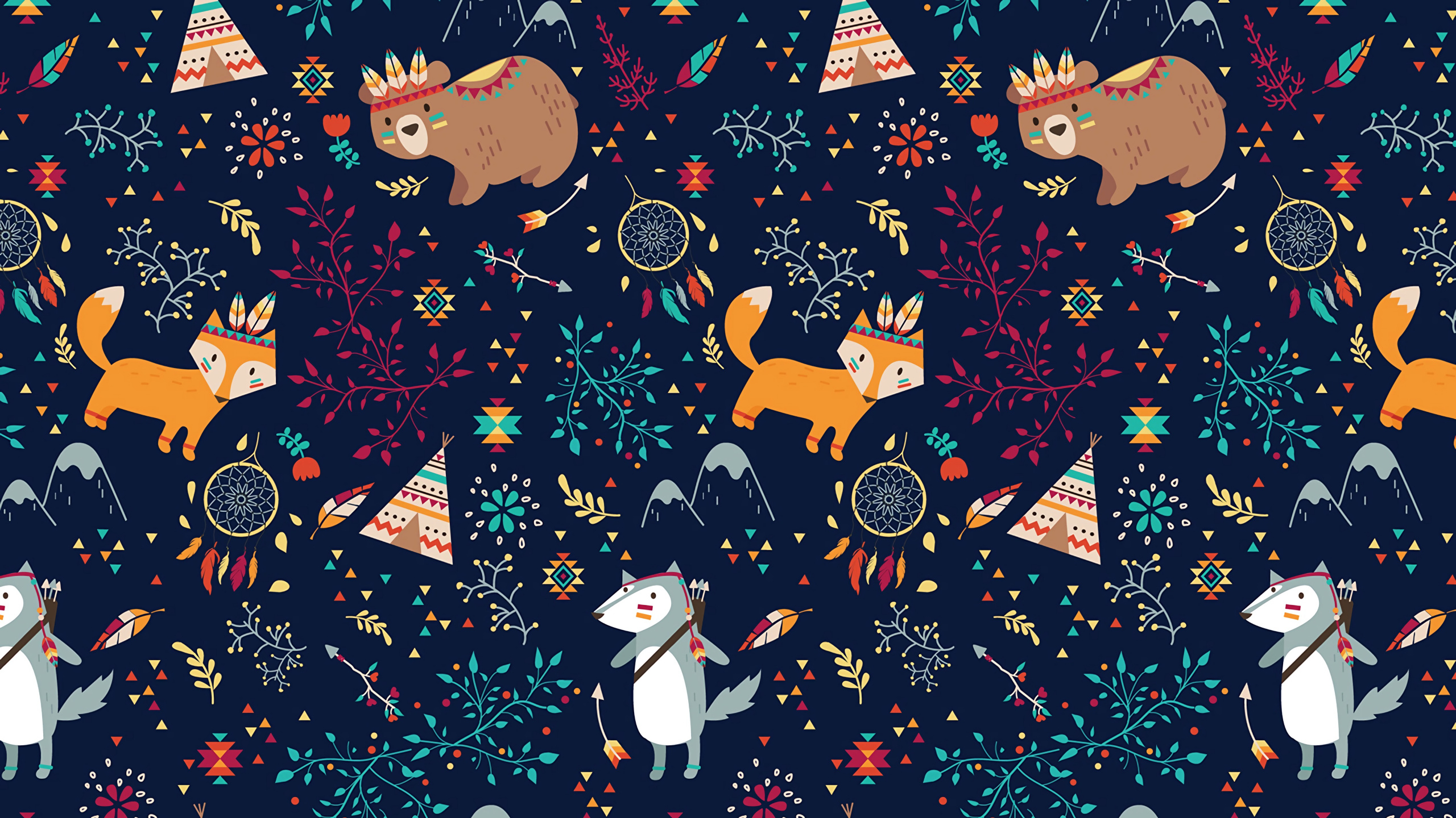 Обои дизайн, арт, узор, черный, окружающая среда в разрешении 2560x1440