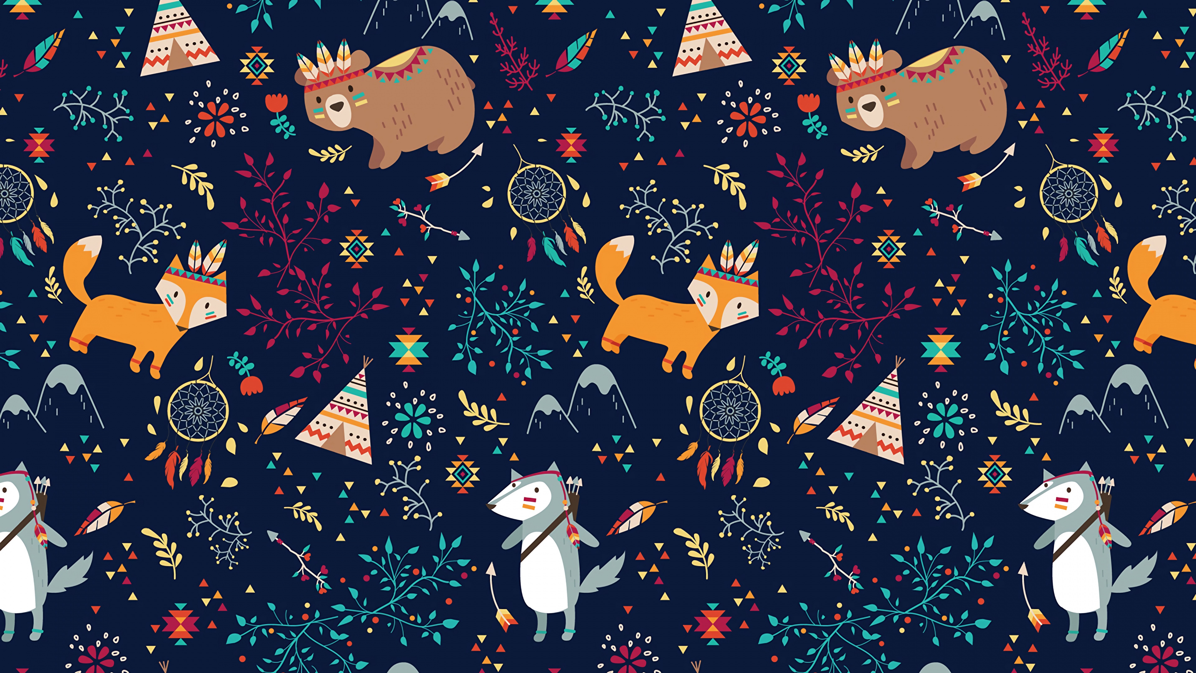 Обои дизайн, арт, узор, черный, окружающая среда в разрешении 3840x2160