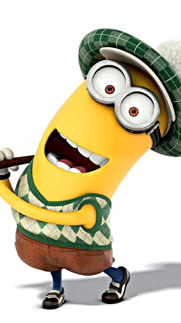 Обои Кевин миньон, подручные, мультфильм, мультик, анимация в разрешении 720x1280