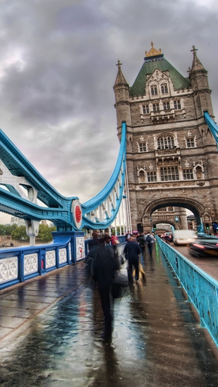 Обои тауэрский мост, лондонский Тауэр, река темза, лондонский мост, мост в разрешении 720x1280