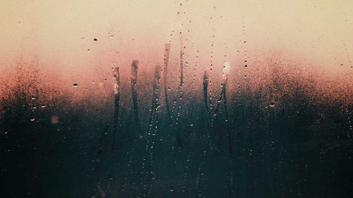 Обои атмосфера, вечер, утро, вода, дождь в разрешении 1366x768