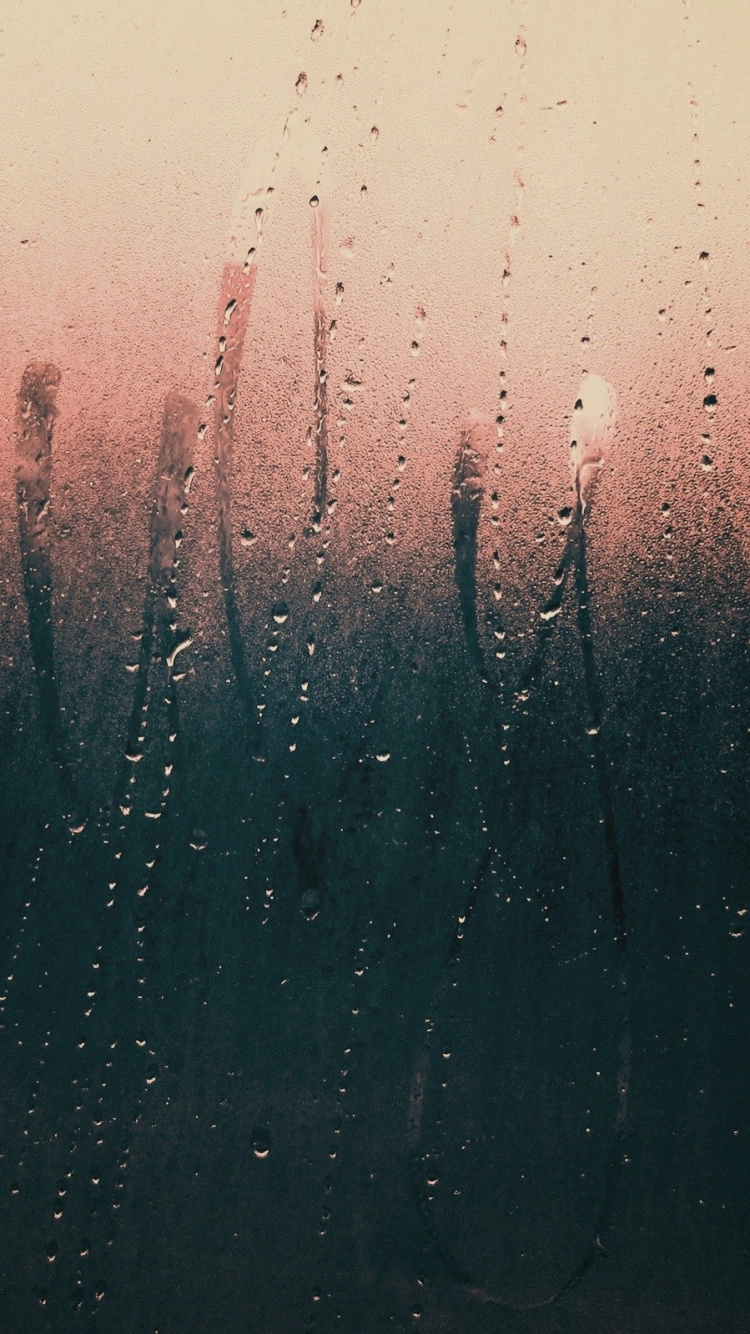 Обои атмосфера, вечер, утро, вода, дождь в разрешении 750x1334